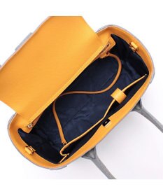 A.D.M.J. 【牛革】クロコ型押し ザ・ビーDカン付ミニトート