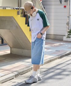 WEGO 【ユニセックス着用ITEM/MLサイズ展開】ワッフルラグランT（SS）