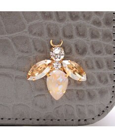 A.D.M.J. 【牛革】クロコ型押し ザ・ビーDカン付ミニトート