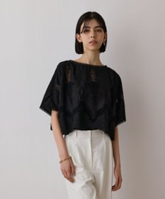 GRACE CONTINENTAL 刺繍ポンチョトップ