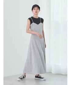 earth music&ecology スウェットキャミワンピース