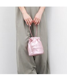 UNBILLION 【テレビ ドラマ着用アイテム】ペルケ perche / レザーメッシュ2wayバゲットバッグ