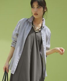 23区 【Oggi8月号掲載/洗える】LIBECO ベーシック シャツ