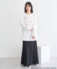 earth music&ecology 【予約】リラックマ×earth ブラウジングロンT