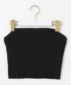 ANY SIS 【洗える】ニットリブ ビスチェ