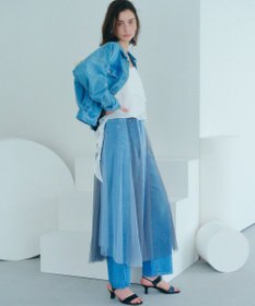 YECCA VECCA アシメラッフルオーバーキャミ