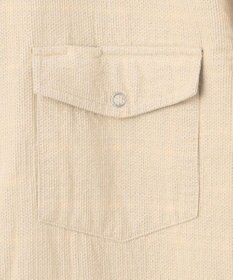 J.PRESS MEN 【KING SIZE】ダブルフェイス キャラメルコール シャツブルゾン