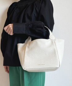 Hekhèr Le Style de Vie 【日本製/セレモニーにも】シュリンクレザー ハンドバッグ small