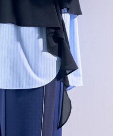 YECCA VECCA アシメラッフルオーバーキャミ