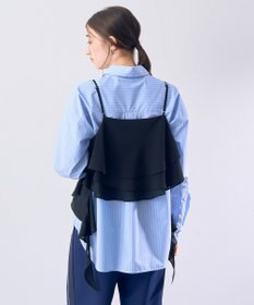 YECCA VECCA アシメラッフルオーバーキャミ