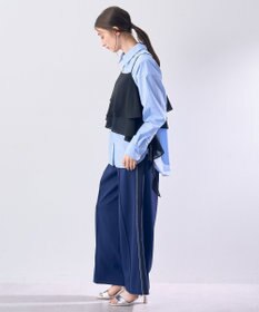 YECCA VECCA アシメラッフルオーバーキャミ