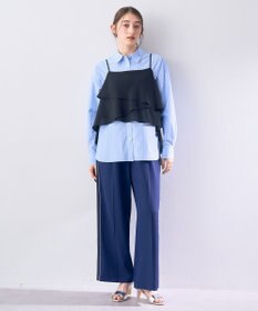 YECCA VECCA アシメラッフルオーバーキャミ