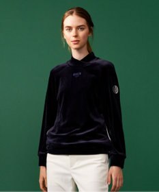 23区GOLF 今シーズンのイチオシ【WOMEN】ベロア ショールモックネック