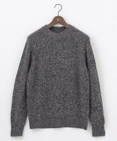 JOSEPH ABBOUD MOUNTAIN 【WEB限定・SPACE/イタリア糸使用/軽く暖かい/豊富なカラー】 ラムウール　クルーネック ニット