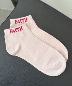 WEGO FAITHロゴショートソックス