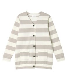 une nana cool ビッグボーダーカーディガン
