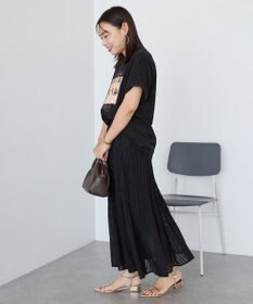 AMERICAN HOLIC カットジャガードプリーツスカート