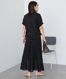 AMERICAN HOLIC カットジャガードプリーツスカート