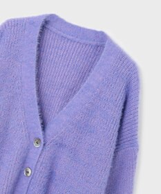 GRACE CONTINENTAL フェザールーズニットカーディガン