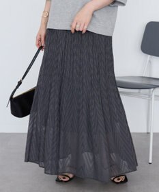 AMERICAN HOLIC カットジャガードプリーツスカート