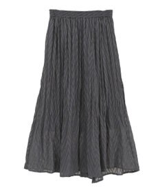 AMERICAN HOLIC カットジャガードプリーツスカート