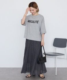 AMERICAN HOLIC カットジャガードプリーツスカート