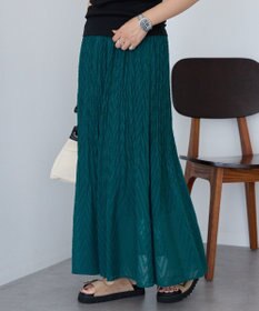 AMERICAN HOLIC カットジャガードプリーツスカート