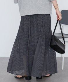 AMERICAN HOLIC カットジャガードプリーツスカート