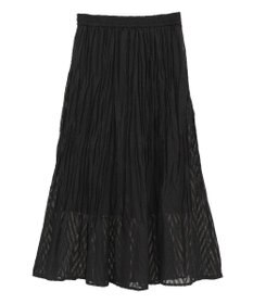 AMERICAN HOLIC カットジャガードプリーツスカート