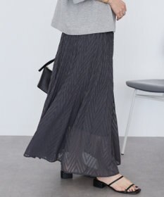 AMERICAN HOLIC カットジャガードプリーツスカート