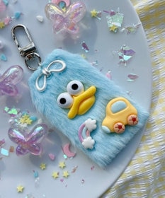 WEGO ミニラッキーチャームモンスターぬいぐるみキーホルダー