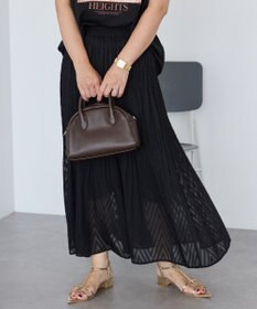 AMERICAN HOLIC カットジャガードプリーツスカート