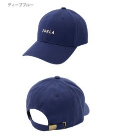 MOONBAT FURLA(フルラ) フロントロゴ刺繍キャップ UV