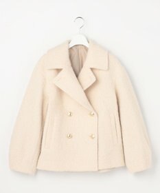 ANY SIS L 【2WAY】ブークレーシャギーラメ アウター