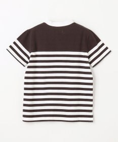 J.PRESS KIDS 【140-170cm】パネルボーダーハウスロゴ Ｔシャツ