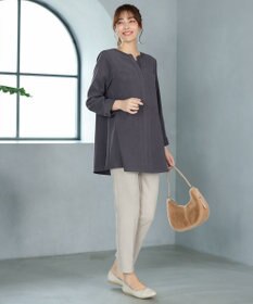 Tiaclasse L 【洗える】スエード調チュニック