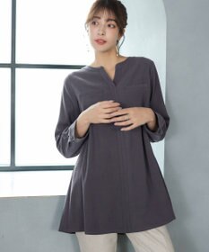 Tiaclasse L 【洗える】スエード調チュニック