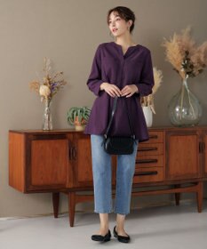 Tiaclasse L 【洗える】スエード調チュニック