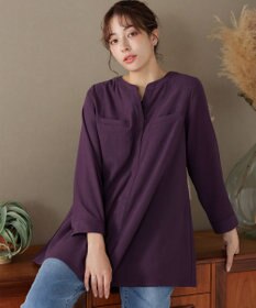 Tiaclasse L 【洗える】スエード調チュニック