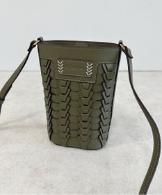 LA BAGAGERIE 【veganview】v piece mesh mini shoulder bag