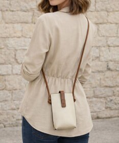 style code 【PADMA/パドマ】ベルトデザイン　シュリンクレザーマルチポシェット