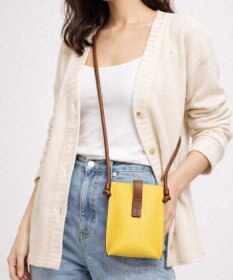 style code 【PADMA/パドマ】ベルトデザイン　シュリンクレザーマルチポシェット