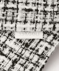 23区GOLF 【WOMEN】ツイードキャップ スタイリングが華やかに モノトーンコーデ