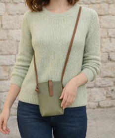 style code 【PADMA/パドマ】ベルトデザイン　シュリンクレザーマルチポシェット
