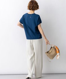 23区 【先行予約】レーヨンポリエステルストレッチ プルオーバー ニット