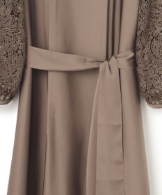 23区 S 【APPLAUDIR】ノーブルサテン リボンブーケレースコンビ ドレス