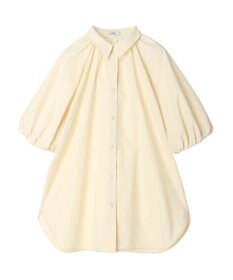 earth music&ecology パフスリーブチュニックブラウス