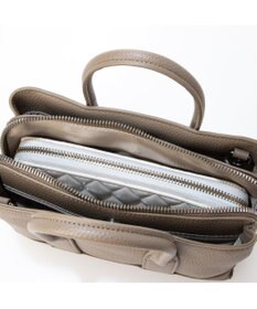 UNBILLION カシュカシュ cachecache / シボフェイクレザー2wayミニバッグ