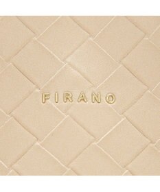 MioFIRANO カジュアルシックグロウウィーブハンドバッグ 2WAY チャーム付き　FIRANO フィラノ