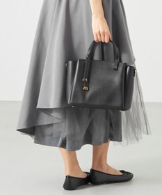 LA BAGAGERIE 【MONICA】ボウタイリボンハンドバッグ